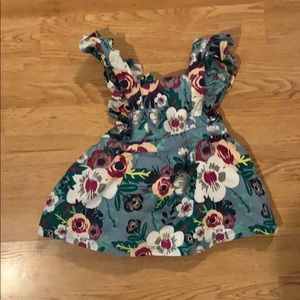 Ruffle butts floral jumper